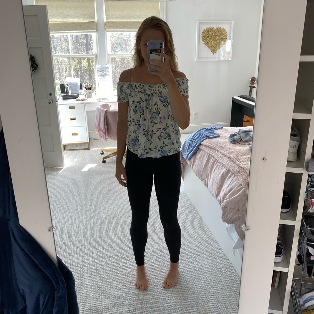 Off The Shoulder Floral Top